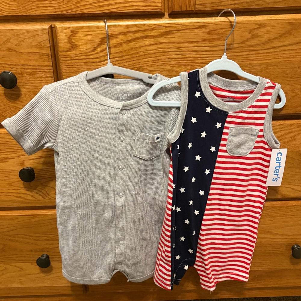 Carter's 18 mo Romper Set - NWT